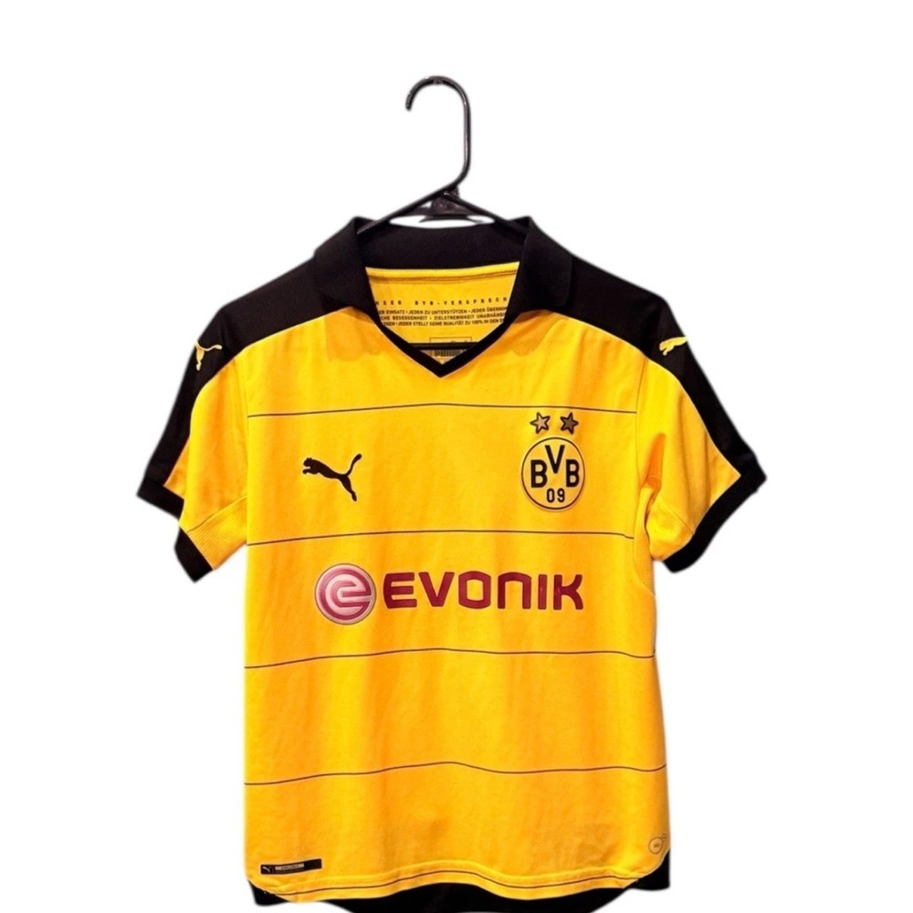 BORUSSIA DORTMUND 2015/2016 HOME FOOTBALL SHIRT SOCCER JERSEY BOYS XL
